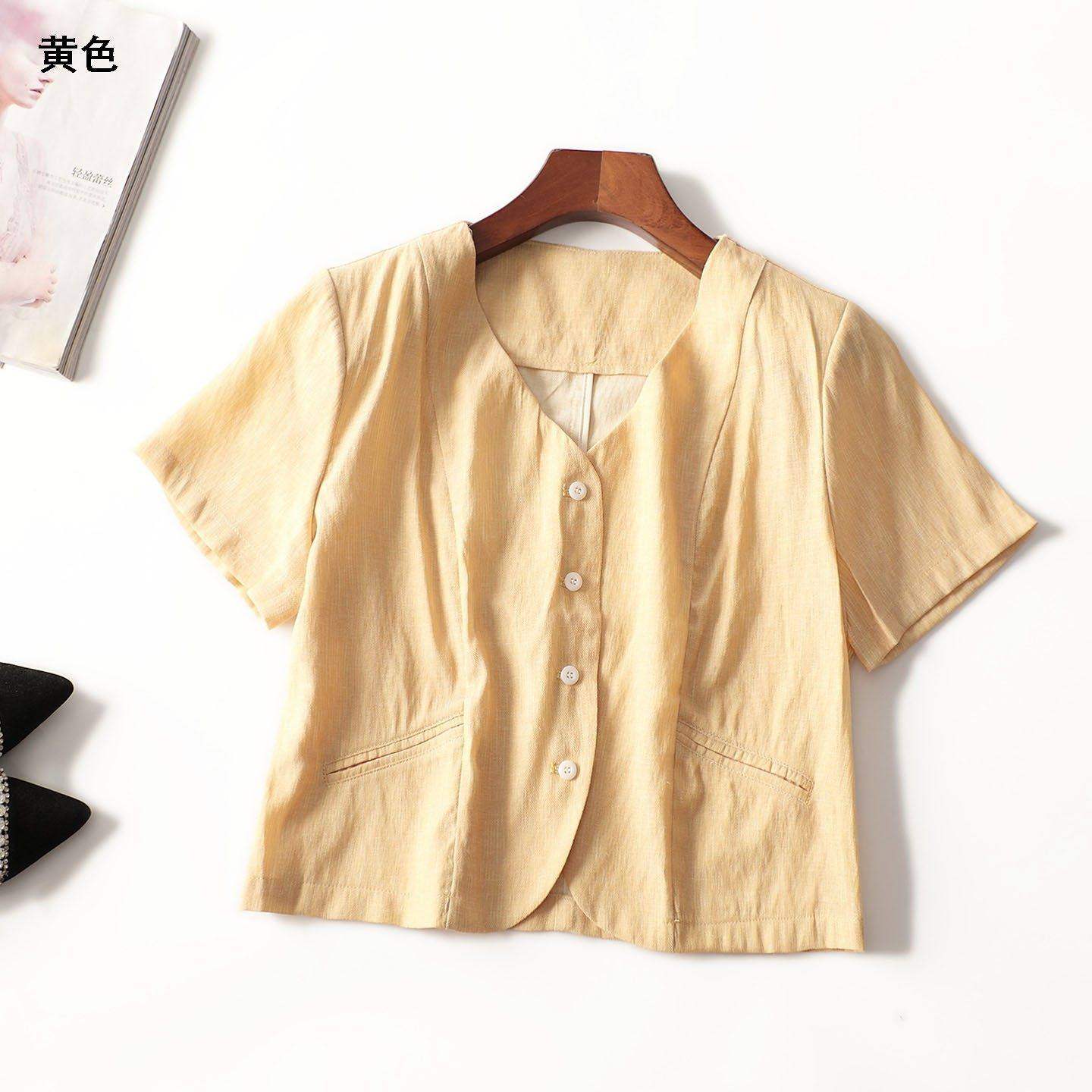 246448 秋外套 女短款短袖单排扣,女装/女士精品,短外套,淘宝优惠券,粉丝福利购,淘宝优惠卷