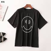 409490 圆领现货 短袖 夏T恤 深圳女中长款