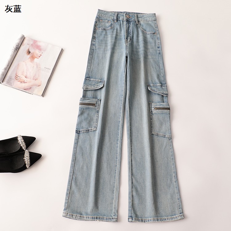 409864秋牛仔裤深圳女长款