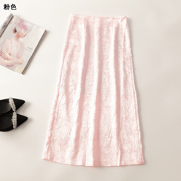 245797 夏半身裙 女加长