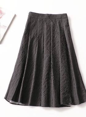 244849 秋半身裙 女加长现货