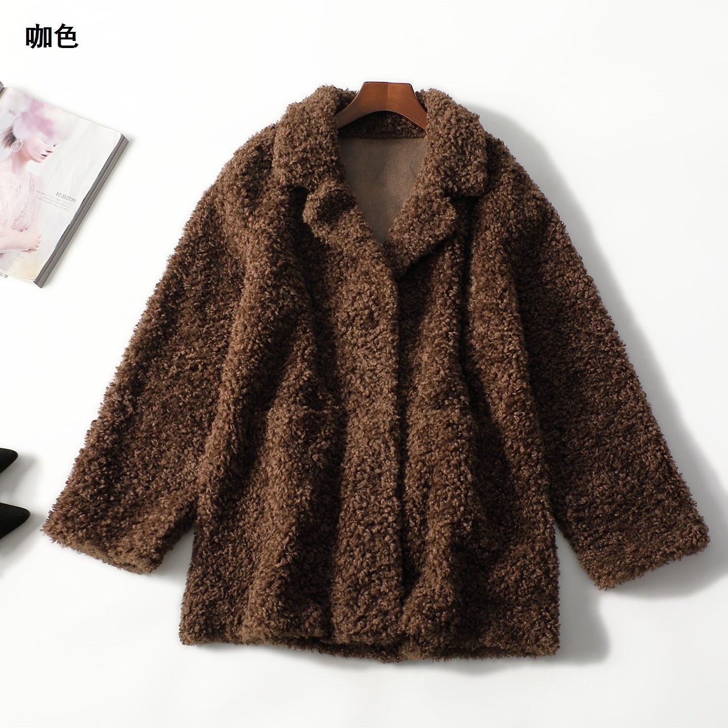 248139 冬中长款暗扣长袖外套,女装/女士精品,短外套,淘宝优惠券,粉丝福利购,淘宝优惠卷