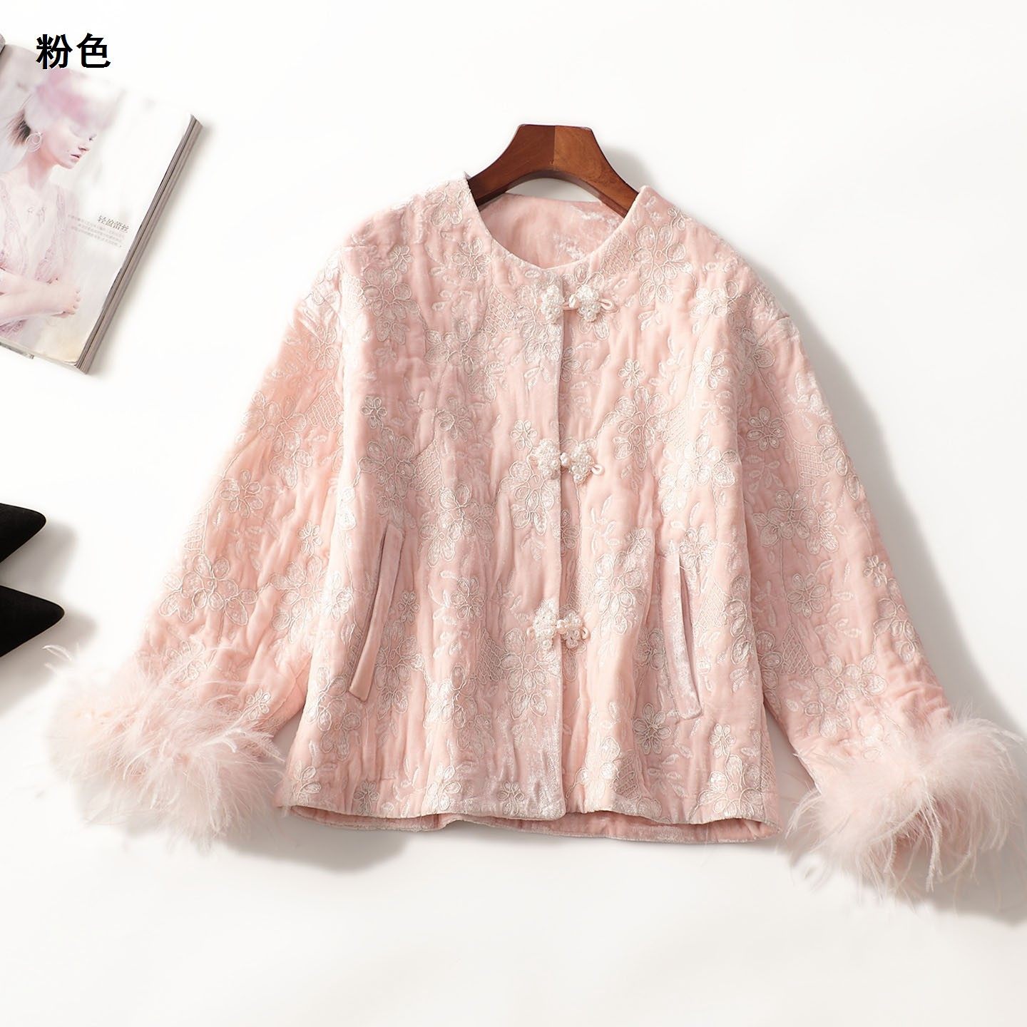 247426 冬外套 女中长款九分袖单排扣,女装/女士精品,短外套,淘宝优惠券,粉丝福利购,淘宝优惠卷