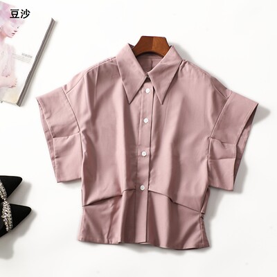 413931强烈推荐南油原创高端轻奢高货人丝人棉粘胶亲肤春夏衬衫