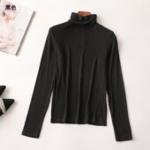 243843 高领现货 长袖 秋针织衫 深圳女中长款