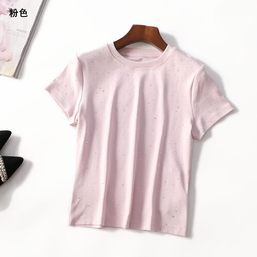 249565 夏T恤 女中长款短袖套头.L.XL.2XL.3XL.4XL