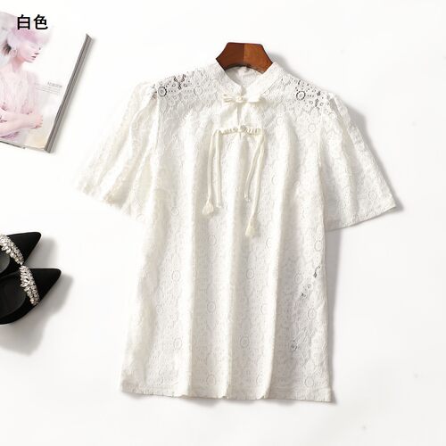 248723 夏上衣 女中长款短袖套头.M.L.XL