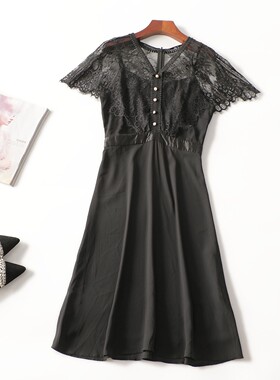 503210 夏加长款套头短袖连衣裙