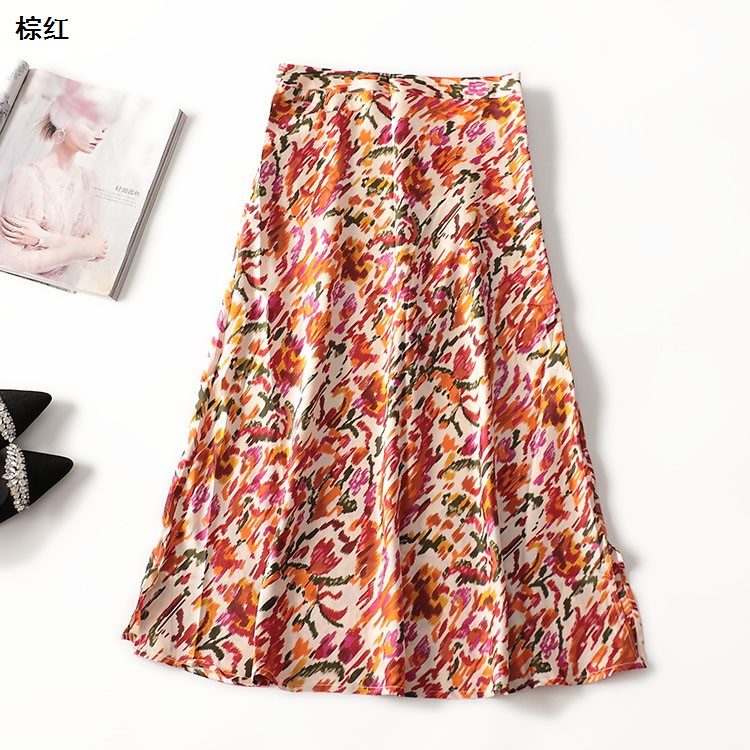 246061 夏半身裙 深圳女加长