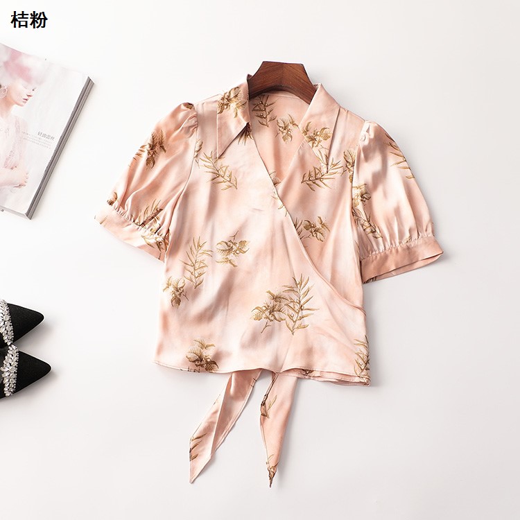 241834 夏衬衫 深圳女短款短袖翻领断码清仓