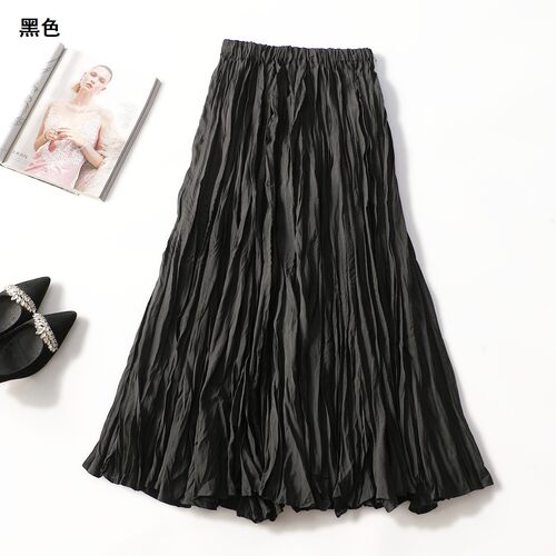414161 夏半身裙 女加长.M