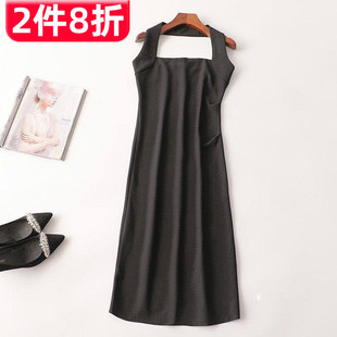 现货 深圳女挂脖裙加长款 409538 夏连衣裙