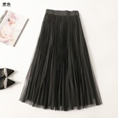 411004 夏半身裙 女加长50现货