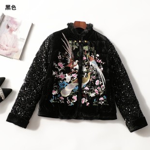 247583 冬羽绒服 女中长款长袖单排扣.XL