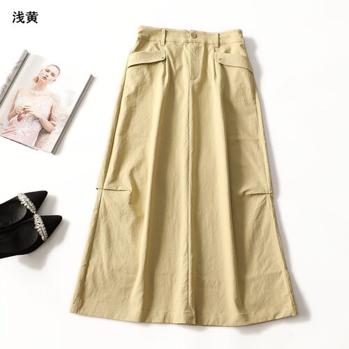 414149南油高端超值精品女装大MM系列高货春加长半身裙