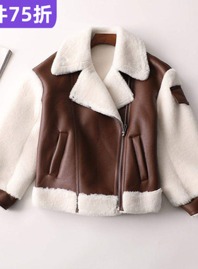 240793 冬外套 女加绒中长款长袖翻领