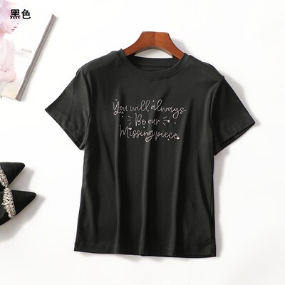 249228 夏T恤 女中长款短袖套头.XL.2XL.4XL
