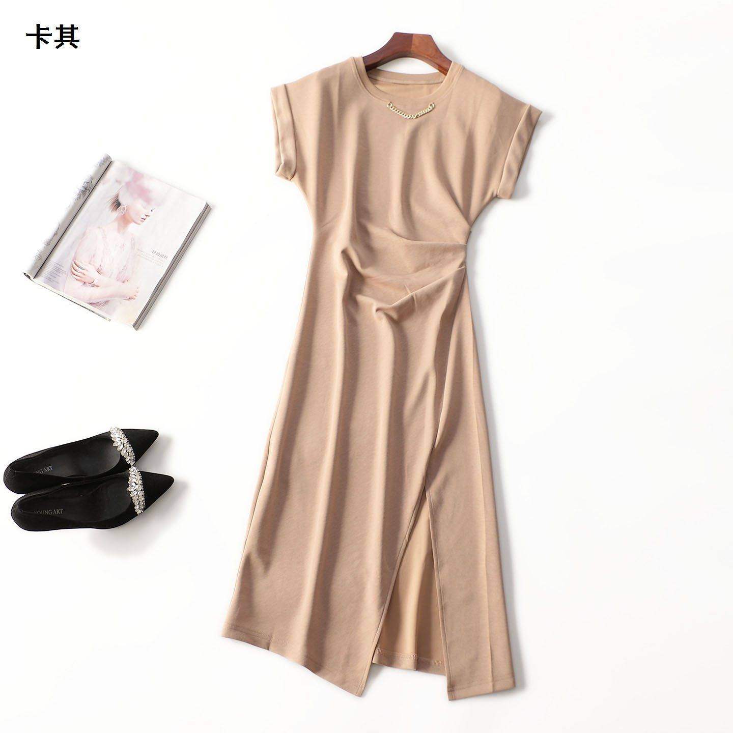 411848 夏连衣裙 深圳女加长款短袖圆领,女装/女士精品,连衣裙,淘宝优惠券,粉丝福利购,淘宝优惠卷