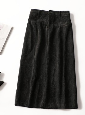 246903 秋半身裙 女加长现货