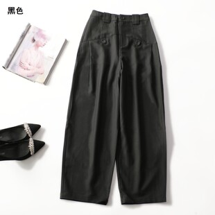 413574超值南油高定原创欧洲站女裤洋气春长款休闲裤