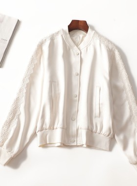 412186 秋中长款拉链长袖外套