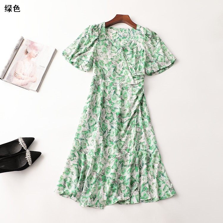 242327 夏连衣裙 女长款短袖V领断码清仓,女装/女士精品,连衣裙,淘宝优惠券,粉丝福利购,淘宝优惠卷