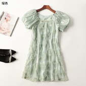 245224 次品 连衣裙发黄发黄