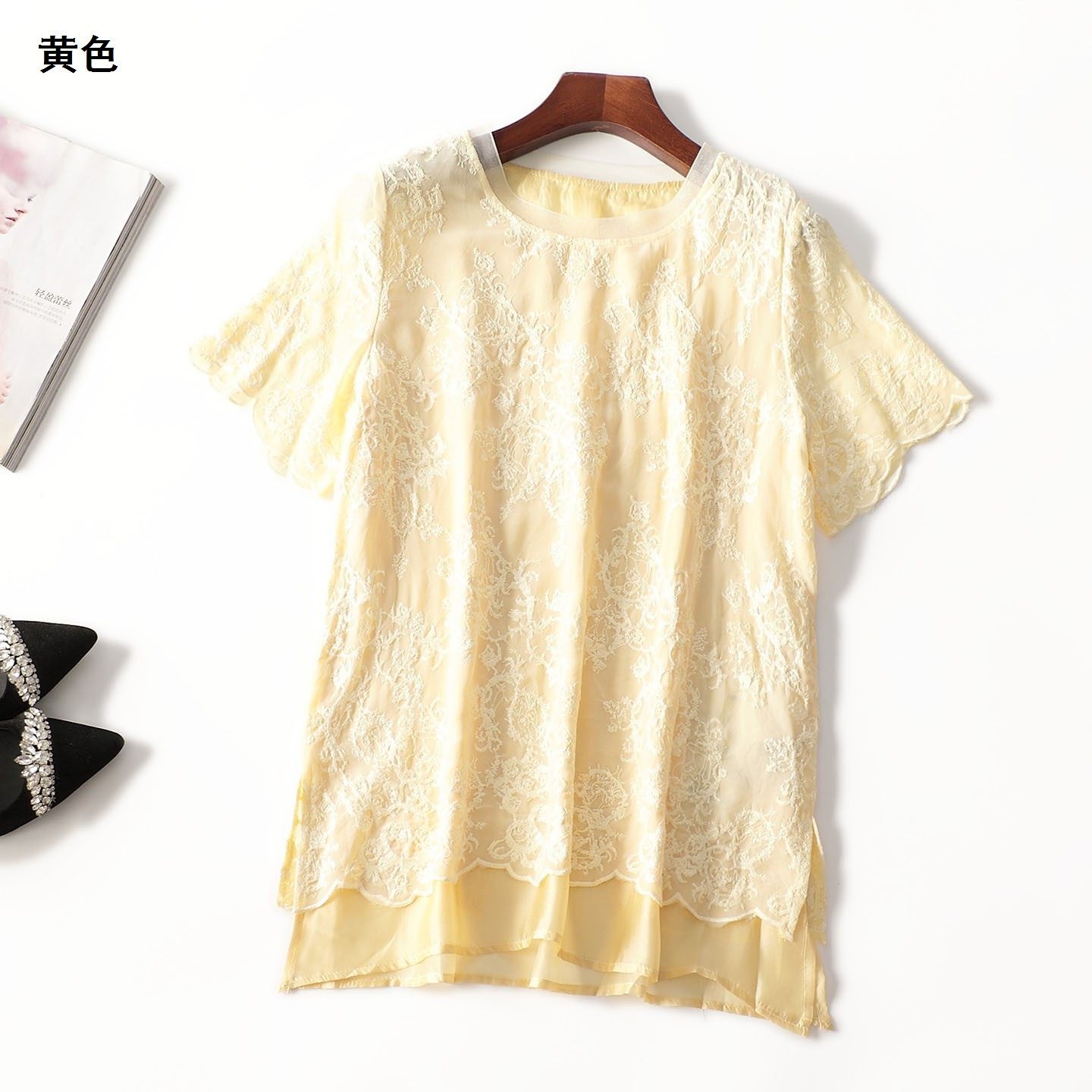 411889 夏中长款圆领短袖上衣,女装/女士精品,T恤,淘宝优惠券,粉丝福利购,淘宝优惠卷