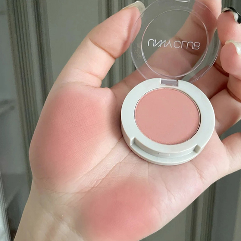 unny单色眼影m119哑光奶杏肉粉色