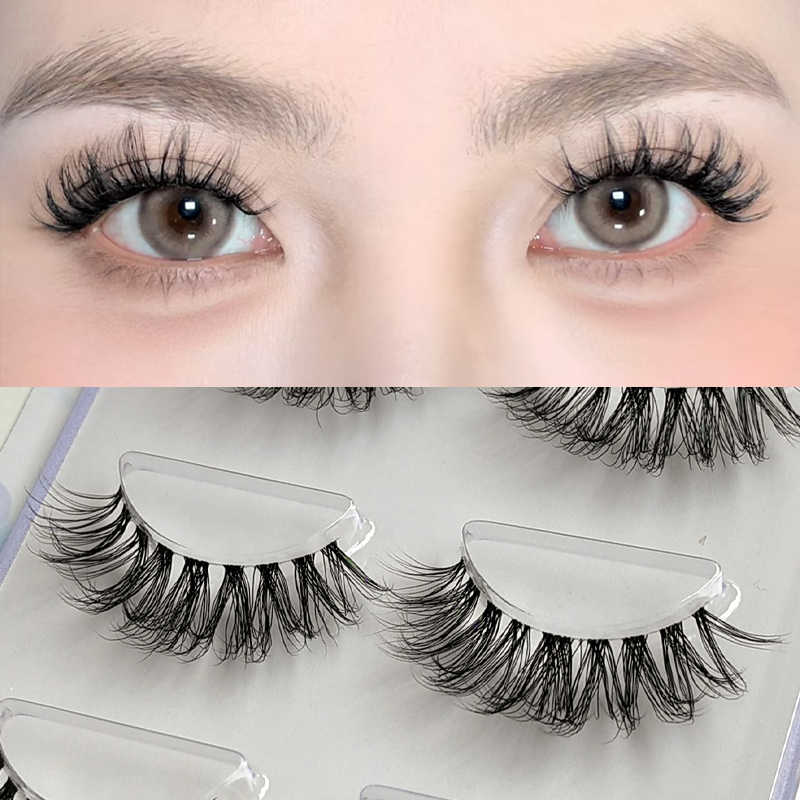 艾魔6d17假睫毛欧美长款浓密卷翘