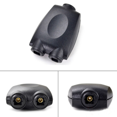 数字光纤转换头一分二 一进二出光纤音频分配器转换头Toslink