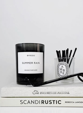 每天必须点!国柜 24年产 BYREDO百瑞德香薰蜡烛70G 树屋 炽火玫瑰