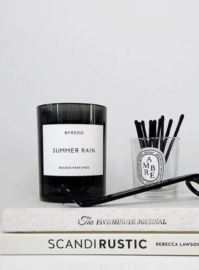 每天必须点!国柜 24年产 BYREDO百瑞德香薰蜡烛70G 树屋 炽火玫瑰