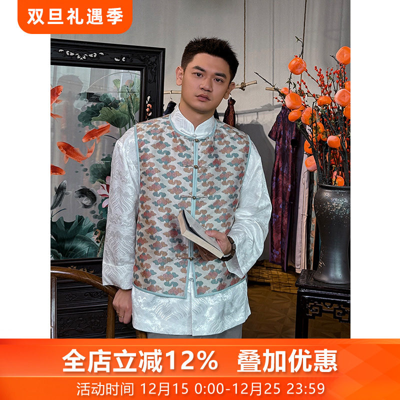 高端纯手工盘扣原创男装