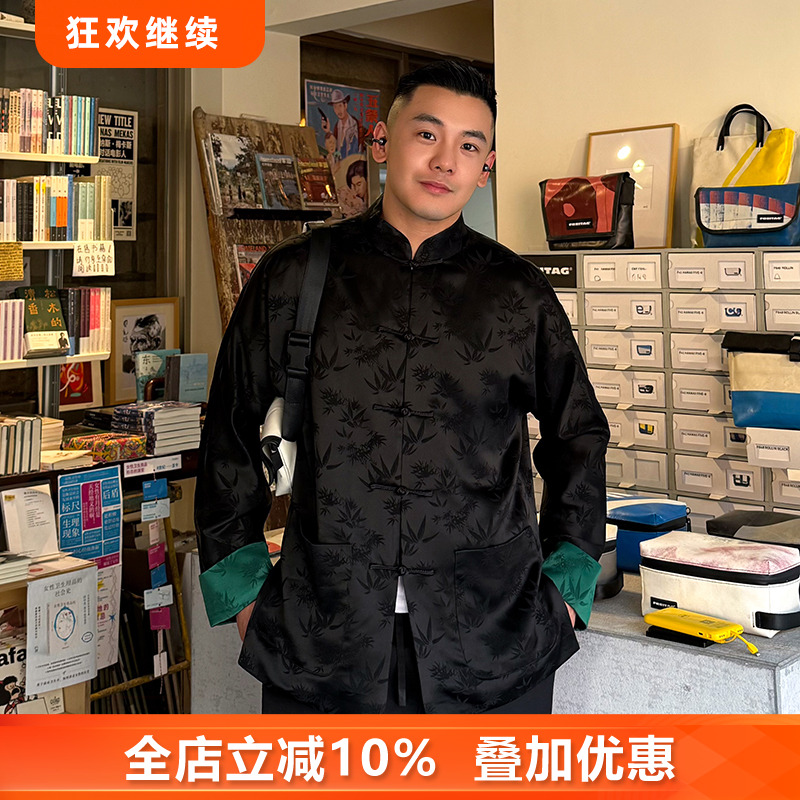 中式外套盘扣复古男装