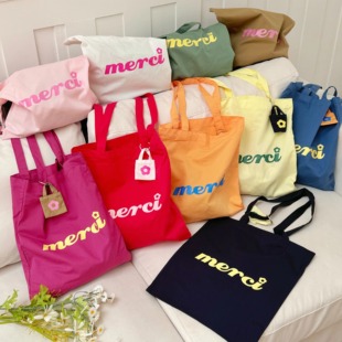 HURIDOM 2025新款春夏多巴胺多色韩系慵懒风帆布包日常通勤单肩包