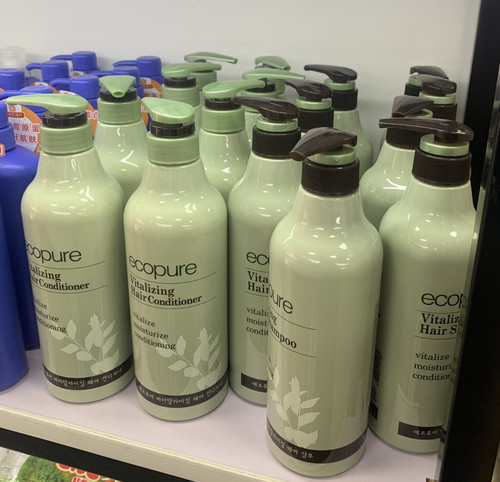 韩国所望头皮护理植物洗发水露700ml护发素 去屑控油柔顺清爽
