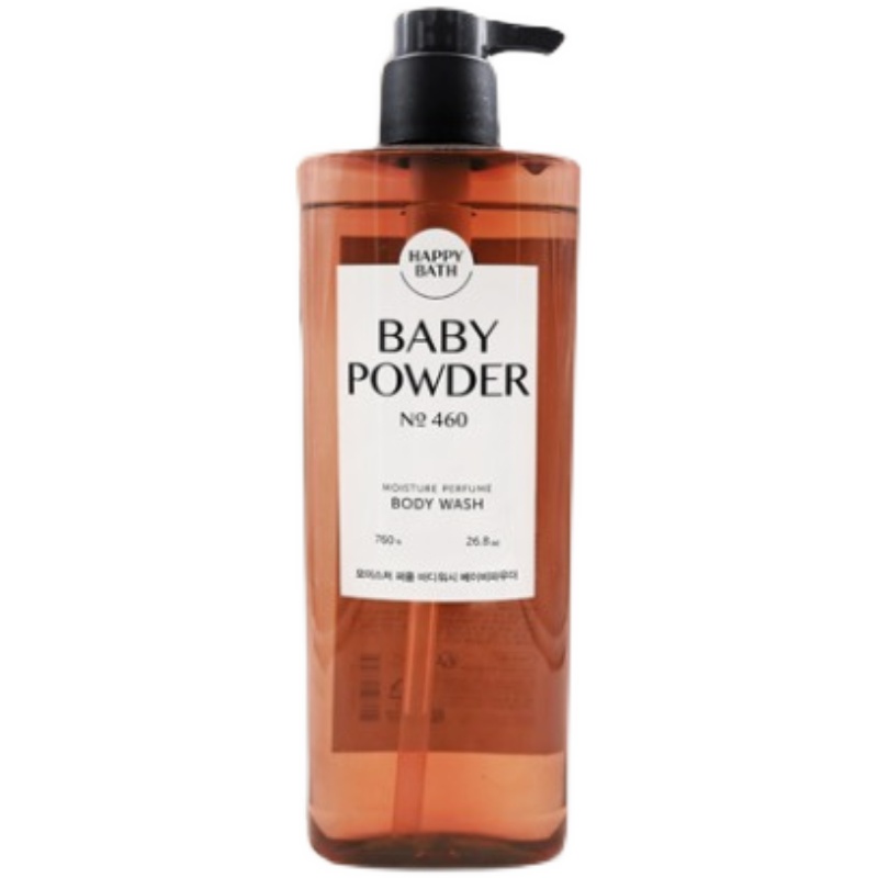 韩国爱茉莉happybath沐浴露 黑玫瑰香 和婴儿粉香 760ml 保湿