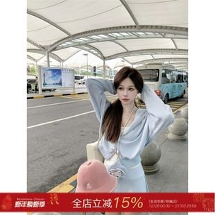 休闲运动连帽卫衣套装 氧气少女 三件套 许许然Madeleine 现货