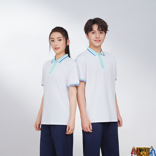 江西省景德镇市统一校服中学生校服夏季短袖长裤小学生秋款套装