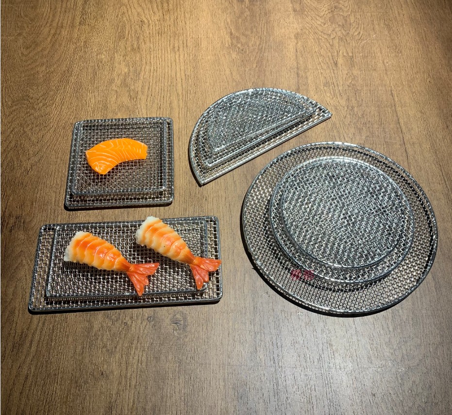 日式料理不锈钢304烧烤长方形半圆形炸天妇罗炸物网架烤网烧烤网,厨房/烹饪用具,烧烤网,淘宝优惠券,粉丝福利购,淘宝优惠卷