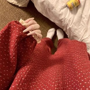 甜美风蕾丝少女宿舍宽松家居服 碎花长袖 睡衣女套装 新款 云朵棉韩版