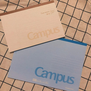 KOKUYO国誉上翻本campus笔记本横翻本学生备注A5胶装本B5记事本子