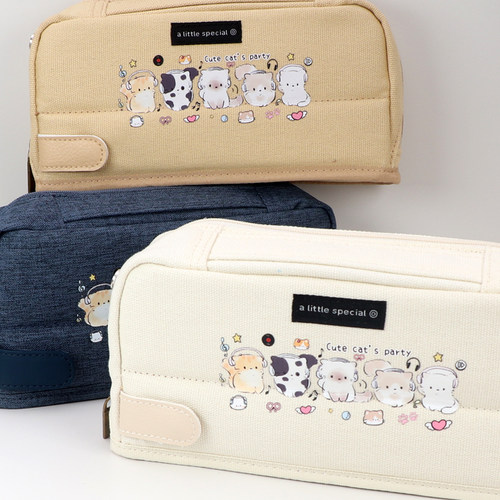 kokuyo国誉HACO笔袋DIY可爱猫咪