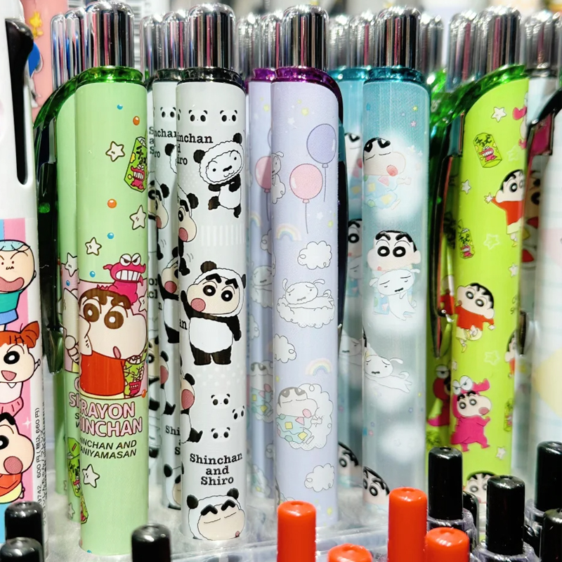 新款派通限定款蜡笔小新中性笔