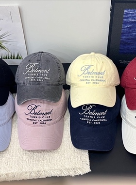 大头围帽子女鸭舌帽显脸小大帽檐2026新款夏季软顶遮阳棒球帽男款