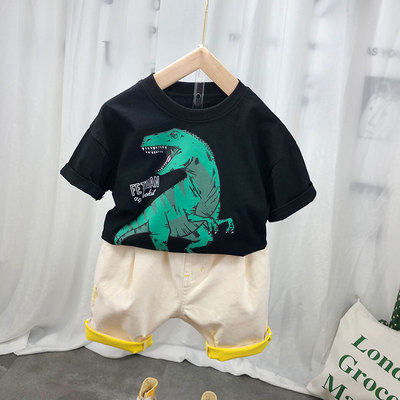 儿童短袖t恤男洋气2022夏季新款