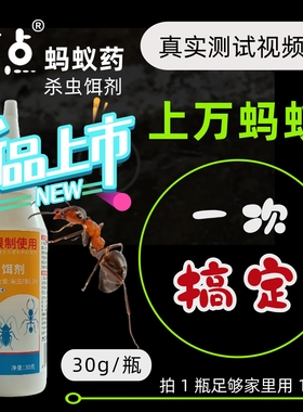可点蚂蚁药家用全窝端强效灭除小黄红蚂蚁专用药本店灭蚁药第一名