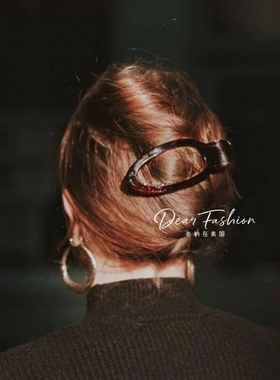 超好用多发量横夹现货章小蕙Camila Paris/卡蜜拉抓夹法国盘发夹