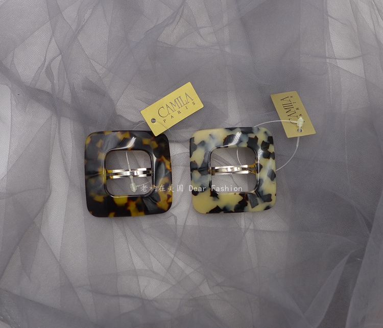 章小蕙法国醋酸玳瑁色马尾夹现货